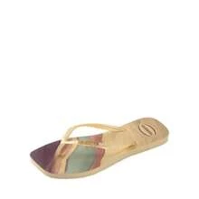 Havaianas Women's Slim Square  Flip Flop Sandals | Fall Fashion | Women Flip-Flops - Kem bơ - Xem 2