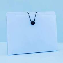 1pc 5-Compartment Accordion File Folder For Students, Cute Transparent Classification Storage Pouch For A4 Multi-Layer Storage Bag,Back To School,School Supplies - Multicolor - View 9