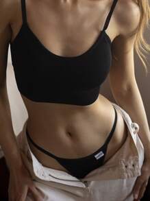 10PCS Gift Boxed Ladies Cotton Sexy Cute Basic  Low Rise Thong,Women's Underwear