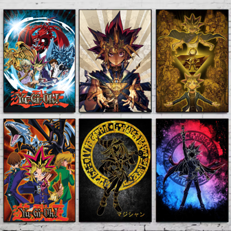 1 pieza Arte de pared Pósters Anime clásicos de alta definición, adecuados para paredes residenciales y de dormitorios, decoración de salas de estar y bares, comedor o baño, decoración de habitaciones, sin marco de alta calidad, arte en lienzo para interiores/exteriores, sin marco/con marco, arte de pared con marco