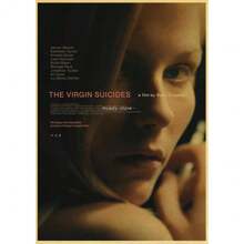 1pc/3PCS Áp phích nghệ thuật treo tường Không khung/Có khung Pop The Virgin Suicides Poster Tranh vải Canvas phim tình yêu cổ điển In hình ảnh cho phòng khách hiện đại Nghệ thuật treo tường rạp chiếu phim Trang trí nhà cửa - Nhiều màu - Xem 13