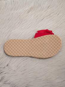 Sandales ouvertes élégantes et classiques pour femmes, antidérapantes et résistantes à l'usure, avec un nœud papillon. Convient pour la plage, les vacances et les tenues décontractées au printemps/été 2025