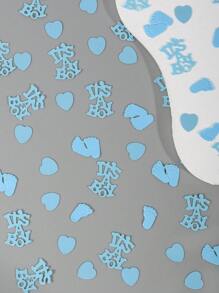 15/30/50g Baby Gender Revealed Paper Scraps For Baby Shower Decorations, Table Scatter, Party Favors, Games & Activities(Blue)