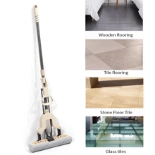 Sponge Mop Heavy Duty Super Absorbent Cleaning Floor Telescopic Handle - Apricot - View 6