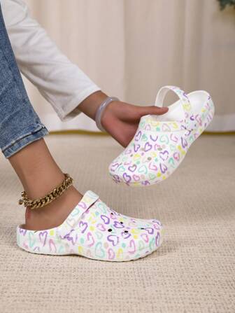 New Women Garden Shoes, Adjustable Loose Fit Flat Slippers, Bedroom/Travel/Beach Slides, Closed Toe Sandals