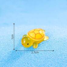 10pcs Glow-In-The-Dark Mini Turtle Miniature Landscape DIY Desktop Decor, Beach Party Cute Cartoon Small Gift - Multicolor - View 37