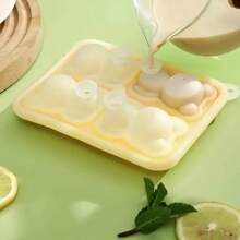 Home Use Cute Bear Silicone Ice Cube Tray Mold, Viral Ice Ball Ice Cube Maker, Ice Cream/Popsicle Ice Box Ice Cube Tray Ice Cube Ice Cube Squishy Ice Cube Mold Ice Cube Mould - Multicolor - View 5
