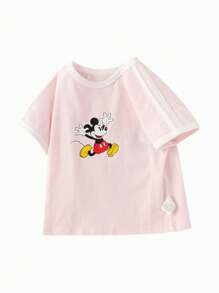 Balabala Balabala Baby Mädchen Disney Kurzarm T-Shirts, Baby Mädchen Tops für Sommer 2025