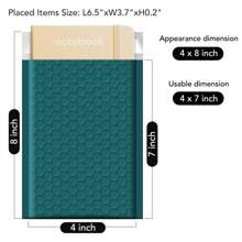 Bubble Mailers 4x8 Inch 100 Pack Small Padded Envelopes Usable Size 4x7 Inch Self Seal Bubble Envelopes For Packaging Small Business,Jewelry Makeup,Forest Green #000 - Dark Green - View 2