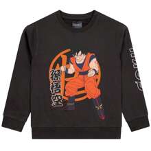 Dragon Ball Z Boys Sweatshirt | Goku Long Sleeve Anime Jumper | Boys Clothes |  Cotton Jumpers For Kids - Grey - View 1