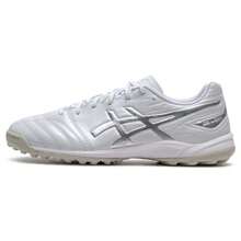 Asics Calzado deportivo para hombre y mujer, calzado de competición, calzado de entrenamiento, calzado de fútbol resistente 1103A112-104 - Blanco/gris plata - Ver 1