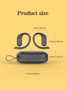 Digital Hearing Aid Hanging Ear Rechargeable Hearing Amplifier With Charging Bin, With Noise Elimination Function, Rechargeable Hearing Aid For The Elderly, Mild And Moderate Hearing Loss, Hearing Aid For The Elderly, The Best Gift.