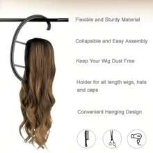 3pcs/2pcs/1pc Portable Wig Storage Stand, Detachable With Hanging Hooks To Organize And Store Wigs And Hats