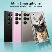 SOYES Mini Android Smartphone, Unlock Smart Phone, 3.0 Inch HD Screen Mini Phone, Pocket Phone, Student Phone, Dual SIM/Camera/GPS/Face ID, With Fun Educational APP/Learning/Gaming/Drawing/Cartoon, Ideal Phone For Children/Teens - Recolor - View 6