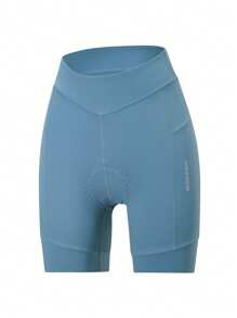 HISERWA Women's Cycling Shorts, Anti-Shock Silicone Foam Padded Breathable Fabric, High Elasticity And Hip Lifting