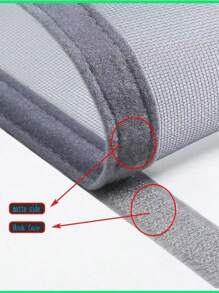 Cortina antimosquitos autoadhesiva, pantalla de malla invisible de nano, red retráctil reforzada para uso doméstico, fácil instalación