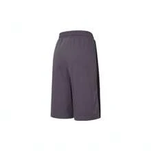 Adidas 2025 男士 M 3S SJ 10 SHO 针织短裤 JE6412 - 深灰色 - 查看 2