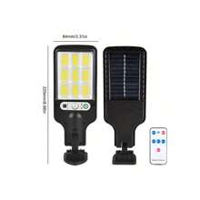 1pc Solar Light LED Courtyard Light Human Body Sensing Light Wall Light Integration Suitable For Outdoor Courtyard Garden Wall Household Solar Street Light - Multicolor - View 3