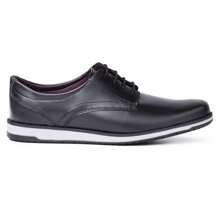 Men's Oxford Derby Dress Shoe For Everyday Wedding Work - Black - View 6