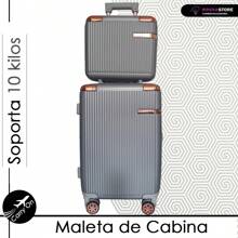 10kg Expandable Carry-On Travel Kit 20 Inches With Security Lock, 360° Wheels + Toiletry Bag - Silver - View 2