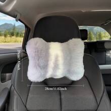 1 件/2 件可爱毛绒颈枕汽车头枕，适合所有季节 - 均碼 - 查看 6