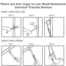 Hammock With Stand For Neck Traction Massager Hamac Cervicales To Reduce Neck Pain Relief Relaxation With Free Eye Mask