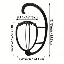 3pcs/2pcs/1pc Portable Wig Storage Stand, Detachable With Hanging Hooks To Organize And Store Wigs And Hats