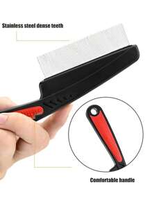 1 szt./2 szt. wielofunkcyjna szczotka do masażu i usuwania łupieżu, grzebień ze stali nierdzewnej o drobnych zębach, plastikowy grzebień detoksykujący, grzebień guzikowy, grzebień na wszy, do pielęgnacji skóry głowy, peeling, ulga w łupieżu i swędzeniu, uchwyt do masażu, zdrowa skóra głowy, narzędzie do pielęgnacji włosów, szczotka do masażu i usuwania łupieżu z tworzywa ABS (żywica ABS) w jednolitym kolorze, na każdą porę roku, zestaw do stylizacji włosów, zestaw narzędzi do włosów, przybory szkolne, akcesoria do włosów, narzędzia do stylizacji włosów