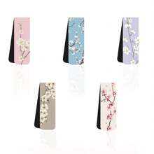 5Pcs/Set Cartoon Dinosaur & Floral Design Magnetic Bookmarks, Reading Page Clips, Planner Memo Magnetic Bookmarks Gift - Multicolor - View 13