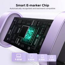 UGREEN UGREEN Uno 100W Type C Fast Charging Cable E-Marker Compatible With Iphone 16 15 Series S24 S23 Ultra IPad Pro Switch Nan