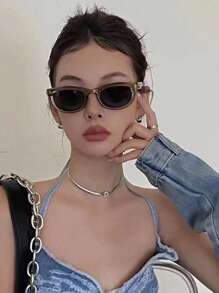 6PCS/4PCS/1PC Fashion PC Frame Glasses - Fashion Square Design, Suitable For Fashionable Men And Women, Suitable For Outdoors, Driving, Cycling, Party - Multicolor - View 8