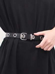 2PCS Korean Ins Harajuku Style Street Hip-Hop Cool Pants Punk Belt Hanging Chain Accessories Men And Women's Fashion - Multicolor - View 5