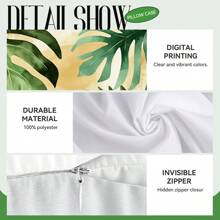 4pcs/Set Boho Tropical Palm Tree Print Cushion Cover 45*45cm - Multicolor - View 3