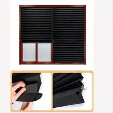 Full Black Pleated Window 90*180 - Black - View 3