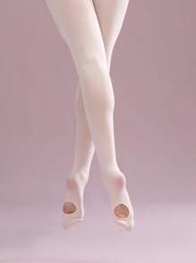 Wuyuan Convertible Ballet Tights With Foot Openings - Soft, Stretchy & Perfect For Dance, Ballet & Point Work