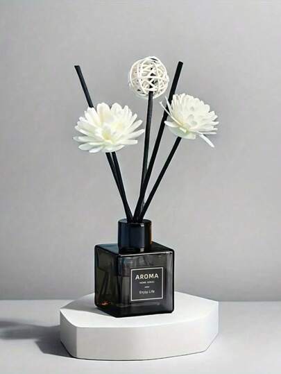 1 peça 50ml óleo essencial de aromaterapia sem chama, lavanda, jasmim, frésia, gardênia, adequado para decoração de aromaterapia de quarto e sala de estar, para uso interno e purificador de ar, aromaterapia, purificador de casa, difusor, presente, decoração de casa, presentes de aniversário e formatura