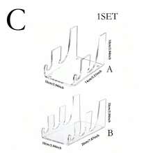 1pc Acrylic Clear Cutlery Display Stand, Suitable For Utensil Display Cabinet, Kitchen Storage Box - Clear - View 10
