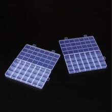 4pcs/5pcs Transparent Jewelry Organizer Boxes, Nail Polish Display Containers With Compartments To Prevent Scattered - Clear - View 2