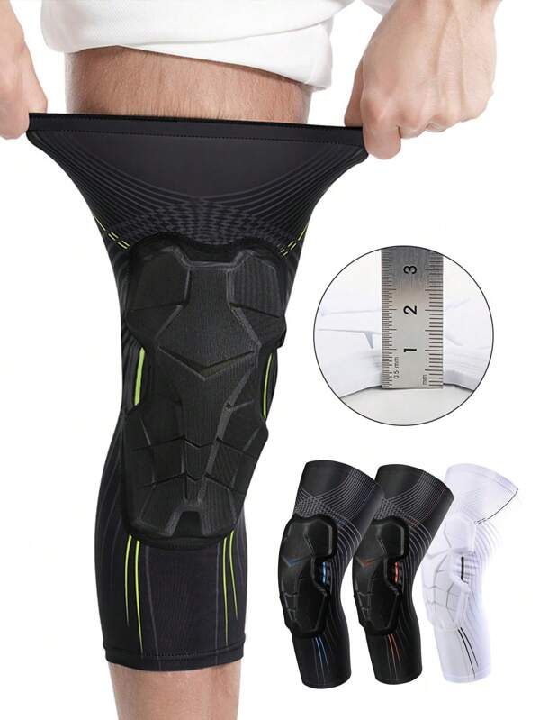 1pc Honeycomb Sponge Anti-Collision Sports Knee Pads, Basketball Volleyball Running Knee Protector Leg Guard Gym Gym Accessories Coderas