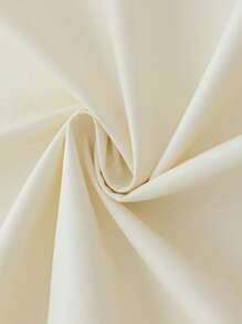 1 件圆形纯色防水桌布，简约风格，防油，防尘，桌罩保护套，适用于书桌、餐桌、咖啡桌、厨房和餐厅、家居装饰 - 白色 - 查看 6