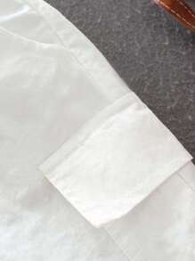 男童夏季度假休闲风格松紧腰裤 - 白色 - 查看 5