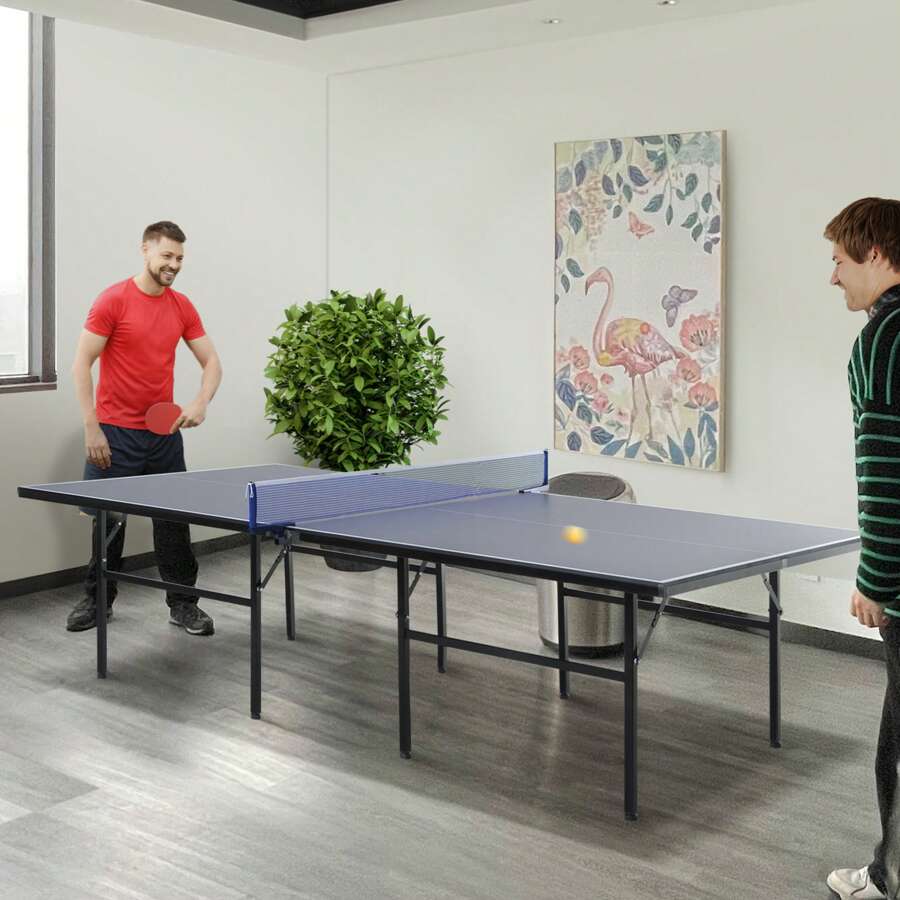 HOMCOM Tavolo da ping pong - Blu Viola - Visualizzare 1