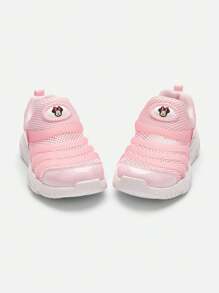 Balabala 女童迪士尼穿搭運動鞋-透氣網眼輕便跑鞋，軟底和卡通口音-兒童休閒運動鞋