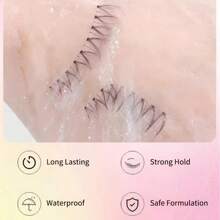 5g New False Eyelash Connection Adhesive Mascara Mild, Non-Irritating Waterproof, Anti-Sweat And Anti-Loss Eyelash Glue Long-Term Wear Quick Drying Set For A Long Time Natural Grafting Extended Eyelash Glue To Create Natural Texture For Self-Use - White - View 5