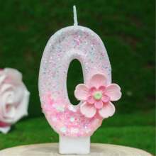 Shiny Pink Number Candles, Birthday Candles, Birthday Decorations, Happy Birthday, Cake Candles, Room Decorations