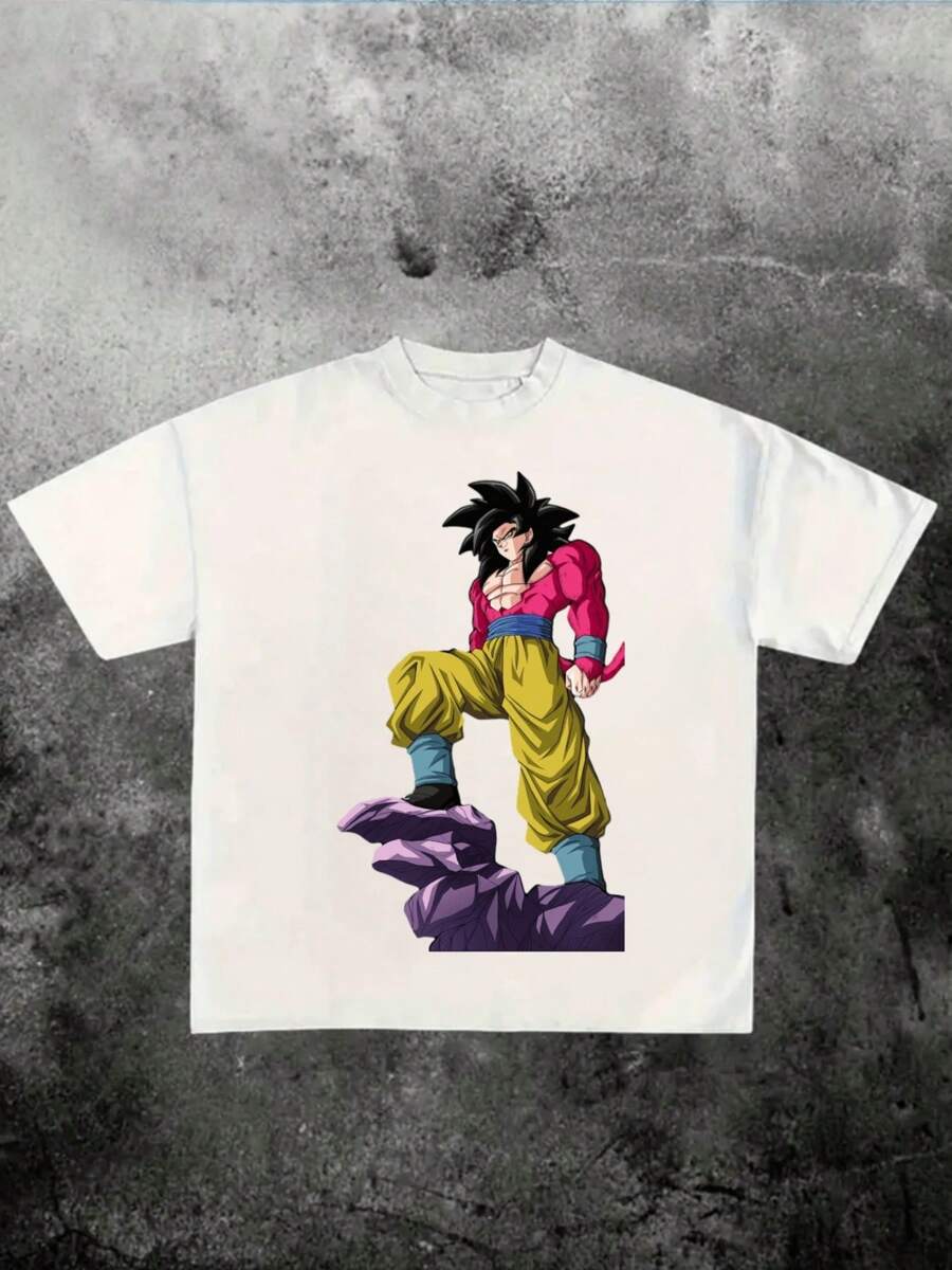 Outdoor Casual Tee Bold - Stance Powerful Shirt, 220g Heavyweight 100% Cotton - 白色 - 查看 1