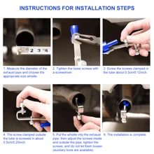 Car Turbo Whistle, Available In Blue Color S/M/L/XL, Turbo Whistle Exhaust Pipe Sound Maker, Small Size Suitable For 1-1.6L Displacement, Turbo Whistle Exhaust Pipe Sound Maker Suitable For 1.6-2.0L Displacement - Multicolor - View 7