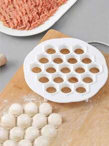2 Pieces / 1 Piece 19-Hole Chinese-Style Simple And Convenient Dumpling Mold, Kitchen Pasta Machine, Italian Dumpling Making Mold, Suitable For Homemade Dumpling Skins And Fillings, Pastry Tools DIY Dumpling Tools - Dumpling Mold - 19-Hole Dumpling Machine - Dumpling Plastic Set - Easy Dumpling Press Mold - Quick And Fun Dumpling Making - White - View 6