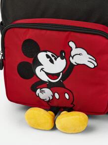 Balabala 迪士尼卡通儿童背包 - 可爱的3D设计，毛绒细节，轻便耐用，适合男孩和女孩