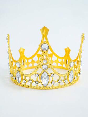 1 件金属迷你皇冠发饰，派对用品花束装饰，适合情人节、妇女节、母亲节、感恩节、圣诞节、婚礼派对花卉装饰、装饰品